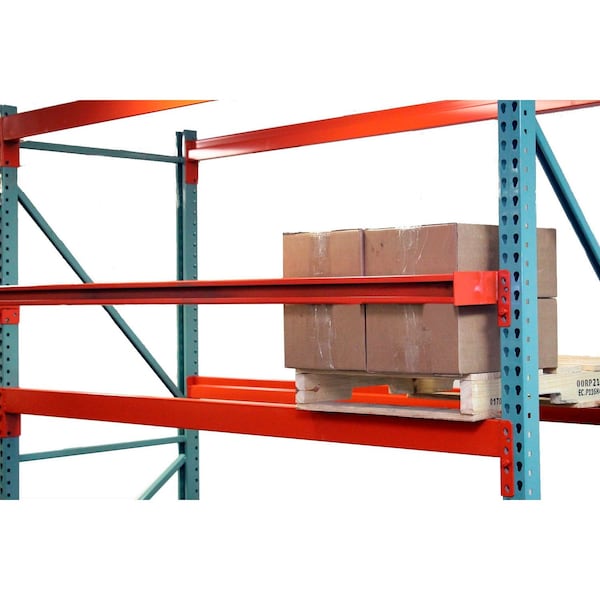 Teardrop Pallet Rack Backstop, 108in L